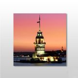 Technopa Kız Kulesi Istanbul 190x190 cm Kanvas Tablo