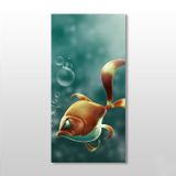 Technopa Kızgın Balık 90x135 cm Kanvas Tablo