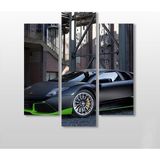 Technopa Lamborghini Araba 147x160 cm Kanvas Tablo