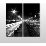 Technopa Sokak Lambaları 100x100 cm Kanvas Tablo