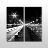 Technopa Sokak Lambaları 60x60 cm Kanvas Tablo