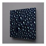 Technopa Su Damlaları 70x70 cm Kanvas Tablo