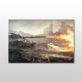 Technopa Tank 45x30 cm Kanvas Tablo