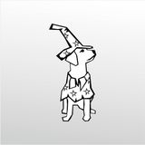 Technopa Tatlı Köpek 90 cm Folyo Duvar Stickerı