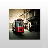 Technopa Tramvay Istanbul 200x200 cm Kanvas Tablo