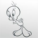 Technopa Tweety 200 cm Folyo Duvar Stickerı