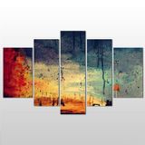 Technopa Yağlı Boya 140x80 cm Kanvas Tablo