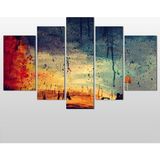 Technopa Yağlı Boya 208x120 cm Kanvas Tablo