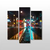 Technopa Yol Yansıma 156x170 cm Kanvas Tablo