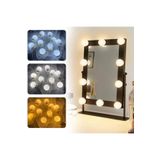 TechnoSmart 10ledli Usbli Makyaj Aynası Lambası Hollywood Tarz Dekorasyon Aydınlatma Banyo Ciltbakım