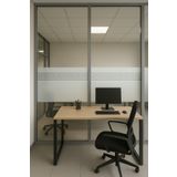 TechnoSmart – | 45x200cm | Meander Motifli Statik Cam Filmi Kaplama | Mutfak Ofis Banyo Pencere