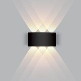 TechnoSmart 6w Modern Çift Yönlü Aliminyum Led Duvar Lambası Dekoratif Işık Aydınlatma Gün Işığı