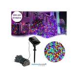 Technosmart Solar 200 Ledli Rgb Işık 22 Metre Bahçe Aydınlatma Dekorasyon Güneş Enerjili Led