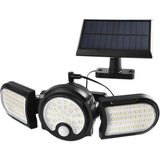 Technosmart Solar Güneş Enerjili 112 Ledli Hareket Sensörlü Büyük Boy Bahçe Aydınlatma Sokak Lambası - Beyaz