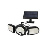 Technosmart Solar Güneş Enerjili 112 Ledli Hareket Sensörlü Büyük Boy Bahçe Aydınlatma Sokak Lambası - Çok Renkli - Standart