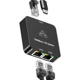 TechnoStation 1000Mbps Gigabit Ethernet Çoklayıcı 1 Giriş 2 Çıkış Ağ Dağıtıcı Yüksek Hızlı İnternet Dağıtıcı