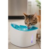 TechnoStation Kedi Köpek Evcil Hayvanlar İçin Sürekli Akan Dekor Şirin Su Pınarı Su Kabı Portatif Şelale Makinesi