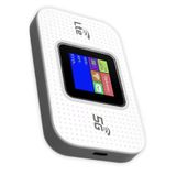 TechnoStation Taşınabilir 4G/5G LTE Sim Kartlı Modem - Şarjlı ve Ekranlı Mobil Wi-Fi Dağıtıcı Router 3000mAh Modem