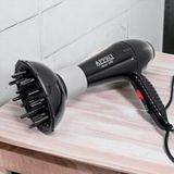 Technow Appro Profesyonel Saç Kurutma Makinesi + Çelik Vigo Diffuser Başlık Siyah