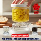 Technow Vip Ahmet Sulu Turşu Saklama Kabı 500 ml - Beyaz