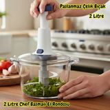 Technow Vip Ahmet VP-911 2 Litre Chef Basmalı El Rondosu