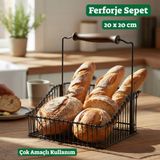 Technow Vip Ahmet VP-920 Mutfak Banyo Sepeti Çok Amaçlı Sept Ferforje Metal Fintorp Model 20*20