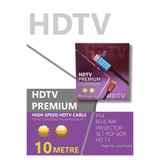 technozi 10 Metre 4k Ultra Hd HDMI 2.0 Ses ve Görüntü Kablosu HDR 4K 60HZ,1080P 144HZ/120HZ/75HZ/60HZ