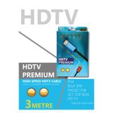 technozi 3 Metre 4k Ultra Hd HDMI 2.0 Ses ve Görüntü Kablosu HDR 4K 60HZ,1080P 144HZ/120HZ/75HZ/60HZ