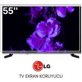 Technozi 55LG155 Lg Uyumlu 55" Inç 155 Ekran Tv Koruyucu Kırılmaz Paneli - 55 inç