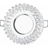 Techora Sale 1 Adet Cata Ct 6569 Menekşe Yuvarlak Kristal Cam Spot Kasası GU10 Duy - Renkli