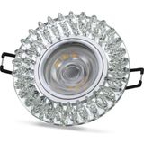 Techora Sale 1 Adet Noas YL65 1727 Troya LED Çerçeveli 4000K Kristal Cam Spot GU10 Duy - Renkli