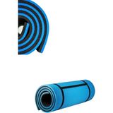 Techora Sale 10 mm Yoga Matı Kaymaz Yüzey Çift Taraflı Kullanım Dayanıklı Eva Fitness Minderi - Çok Renkli