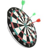 Techora Sale 17 Inç Dart Tahtası Sağlam Ahşap Gövde ve Uzun Ömürlü Kullanım - Renkli