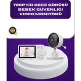 Techora Sale 2.8 Inç Ekranlı Bebek Kamerası Gece Görüşlü ve Sesli Iletişim
