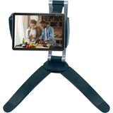 Techora Sale 360 Derece Dönebilen Mutfak Masaüstü Telefon Tablet Tutucu Ayarlanabilir Esnek Ayaklı Metal Göv - Renkli