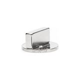 Techora Sale 50 Adet 20X10X5 mm Neodyum Magnet N35 Güçlü Mıknatıs Köşeli ve Dayanıklı Nikel Kaplama - Renkli