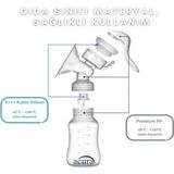 Techora Sale Bpa Içermez Manuel Anne Sütü Pompası Biberon Başlıklı Ergonomik - Standart