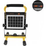 Techora Sale Çok Fonksiyonlu LED Projektör Kamp Lambası Solar Şarjlı Powerbank Özellikli - Çok Renkli