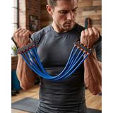 Techora Sale Fitness Direnç Lastiği Evde Spor Için Çok Amaçlı Egzersiz Bandı - Çok Renkli