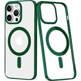 Techora Sale Mey Ithalat® iPhone 14 Pro Max Kılıf Element Magneticsafe Sert Kapak - Köknar Yeşili