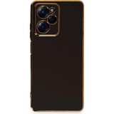 Techora Sale Mey Ithalat® Poco X5 Pro 5g Kılıf Volet Silikon - Siyah