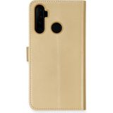 Techora Sale Mey Ithalat® Realme 6i Kılıf Trend S Plus Kapaklı Kılıf - Gold