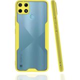 Techora Sale Mey Ithalat® Realme C25Y Kılıf Platin Silikon - Sarı