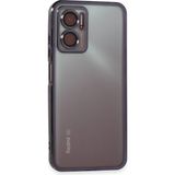Techora Sale Mey Ithalat® Redmi Note 11E Kılıf Lensli Silikon - Mor