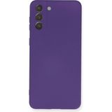 Techora Sale Mey Ithalat® Samsung Galaxy S21 Plus Kılıf Nano Içi Kadife Silikon - Mor