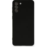 Techora Sale Mey Ithalat® Samsung Galaxy S21 Plus Kılıf Nano Içi Kadife Silikon - Siyah