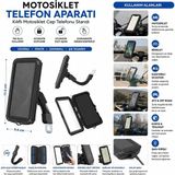 Techora Sale Resistant Bike Motorsiklet Telefon Tutucu 5.5 Inç - 6.2 Inç BX40 - Renkli
