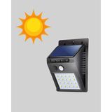 Techora Sale Solar Güçlü LED Dış Mekan Lambası – Güneş Enerjisiyle Şarj Olan Sensörlü Bahçe Işığ - Çok Renkli
