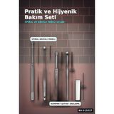 Techora Sale Spiral Uçlu 6'lı Paslanmaz Çelik Kulak Temizleme Seti - Taşınabilir Bakım Aleti BX-313527