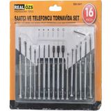 Techora Sale Techora.sale® 16 Parça Hassas Tornavida Seti Saatçi ve Telefoncu Tornavidası